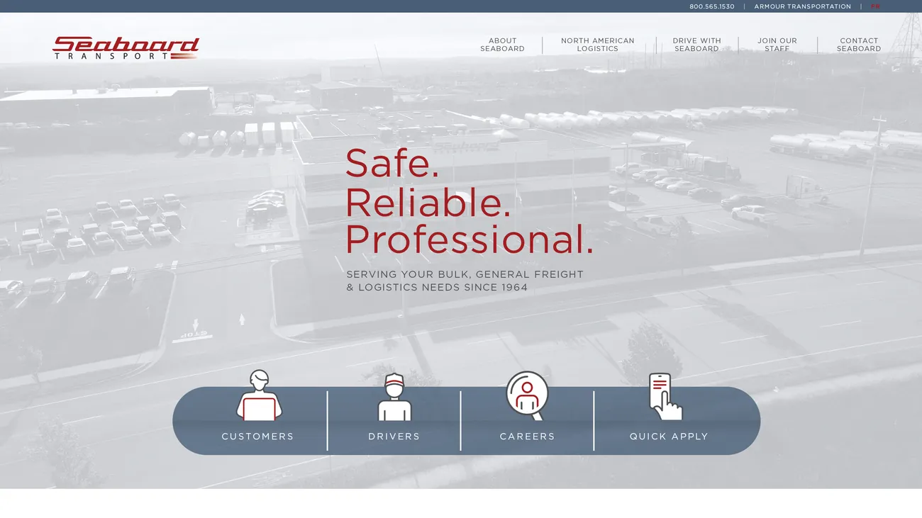 Website design 5, home page header and main feature