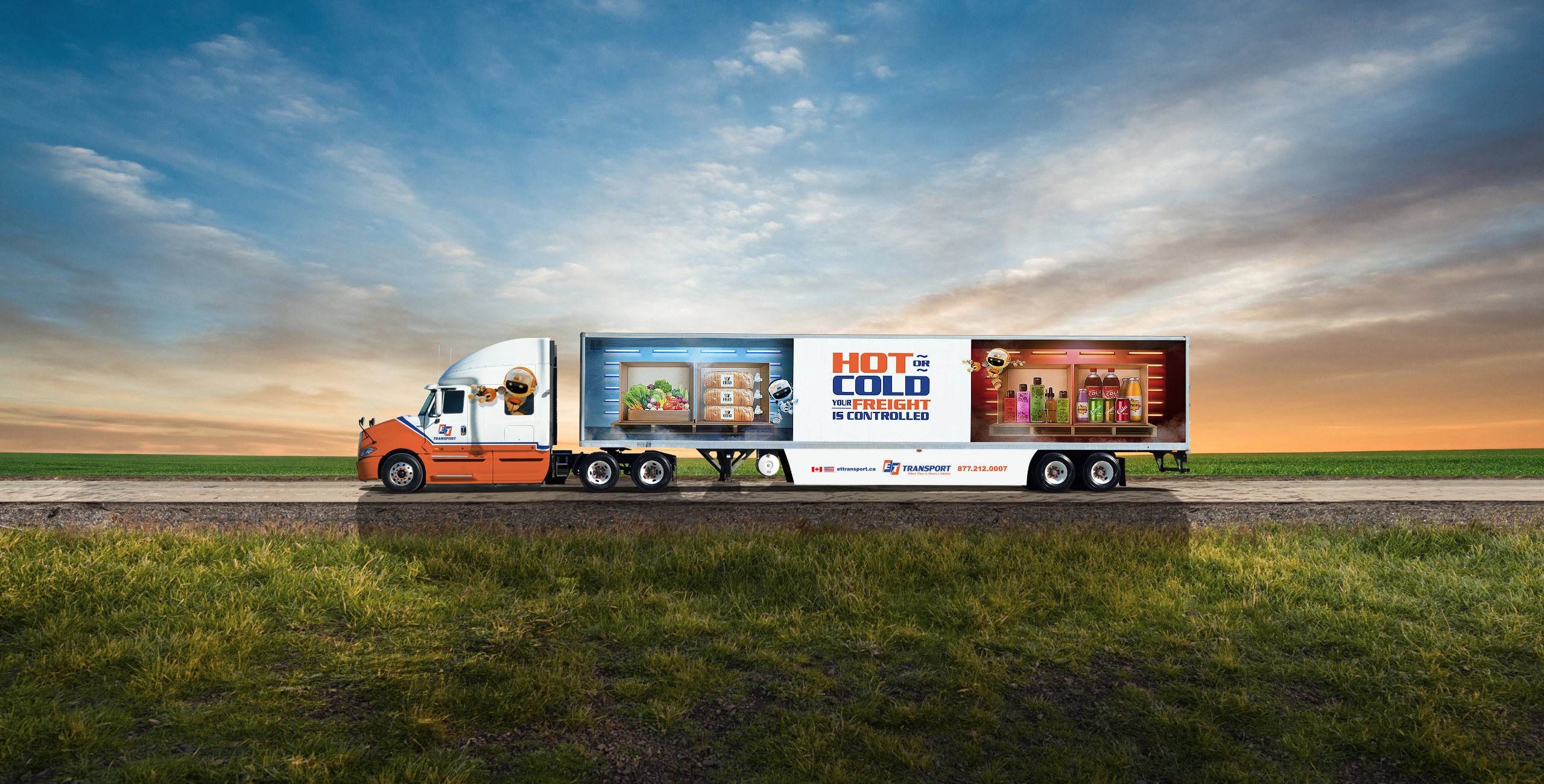Hot or Cold trailer wrap